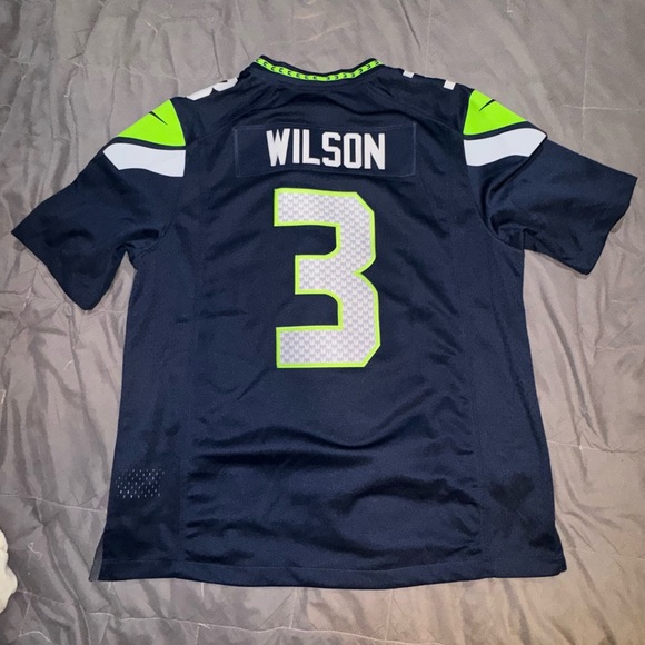 NIKE RUSSELL WILSON SEATTLE SEAHAWKS JERSEY - Picture 3 of 4